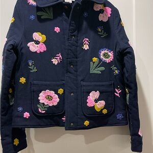 Floral Embroidered Jacket